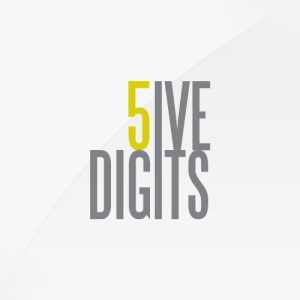 5ive Digits - logo design, branding, brand design